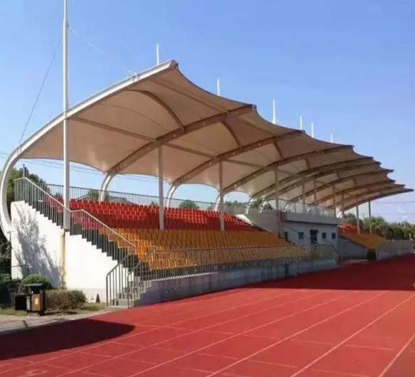 學校膜結構看臺遮陽篷